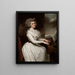 Charlotte Mme Thomas Raikes - George Romney — quadro incorniciato alla parete