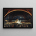 Festa notturna all'Esposizione universale del 1889 sotto la torre Eiffel - George Roux — quadro incorniciato alla parete