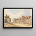 Il villaggio di Chiddingstone, Kent - George Shepheard — quadro incorniciato alla parete