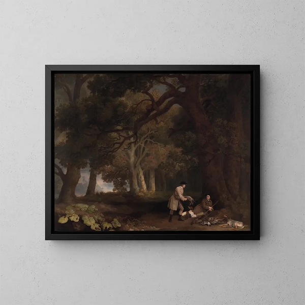 Un repos après la chasse - George Stubbs — quadro incorniciato alla parete