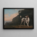 Foxhound - George Stubbs — quadro incorniciato alla parete