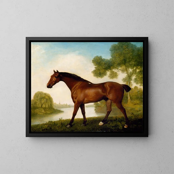 Un cacciatore di trappole - George Stubbs — quadro incorniciato alla parete