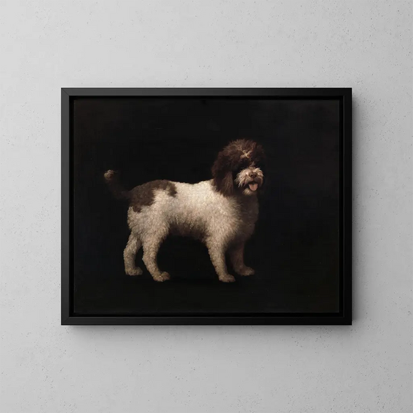 Spaniel d'acqua - George Stubbs — quadro incorniciato alla parete