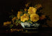 Nature morte di rose gialle in un vaso orientale - George W Seavey — vista dell’opera