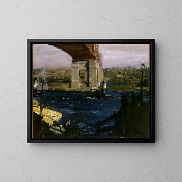 Ponte di Blackwell's Island - George Wesley Bellows — quadro incorniciato alla parete