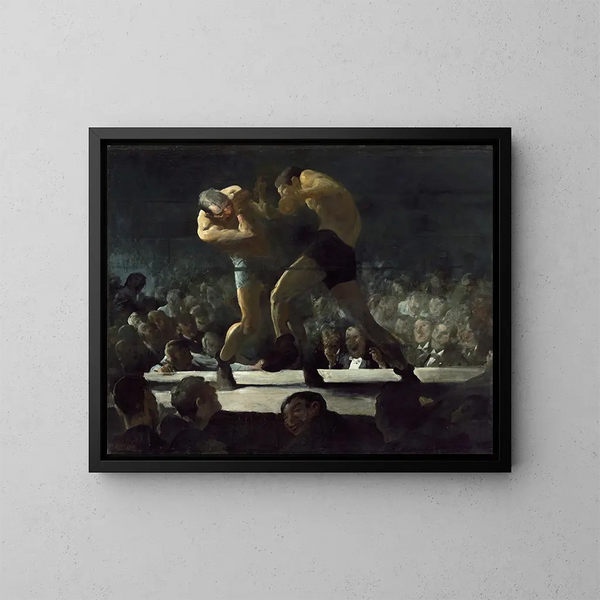 Soirée al club - George Wesley Bellows — quadro incorniciato alla parete