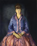 Emma nella veste viola - George Wesley Bellows — vista dell’opera