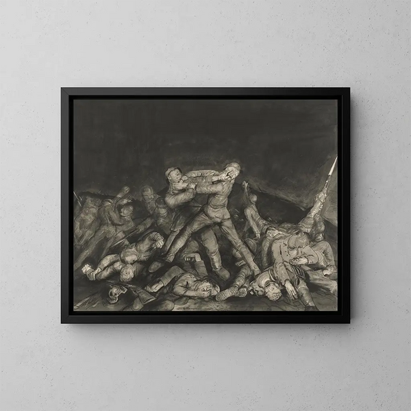 Fantasma del sergente Pelly - George Wesley Bellows — quadro incorniciato alla parete