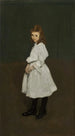Petite fille en blanc Queenie Burnett - George Wesley Bellows — vista dell’opera