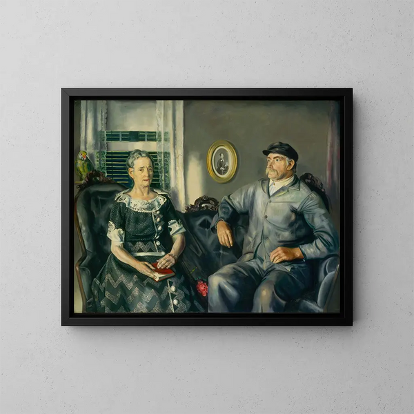 Monsieur et Madame Phillip Wase - George Wesley Bellows — quadro incorniciato alla parete