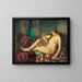 Nu con una copertura esagonale - George Wesley Bellows — quadro incorniciato alla parete