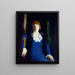 Ritratto di Florence Pierce - George Wesley Bellows — quadro incorniciato alla parete