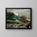 Pioggia sul fiume - George Wesley Bellows — quadro incorniciato alla parete