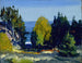 Il boschetto di Monhegan - George Wesley Bellows — vista dell’opera