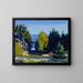 Il boschetto di Monhegan - George Wesley Bellows — quadro incorniciato alla parete