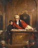 Il giudice e il bambino innocente testimone di un crimine - George William Joy — vista dell’opera