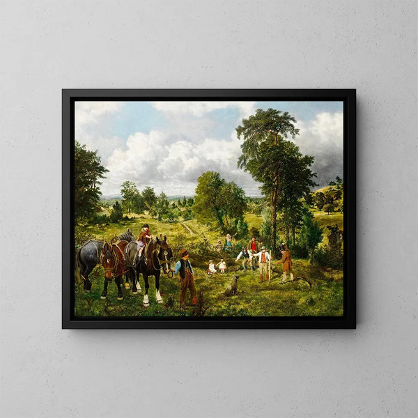 Il giardino dell'Inghilterra - George William Mote — quadro incorniciato alla parete