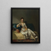 Nancy Parsons in abito turco - George Willison — quadro incorniciato alla parete