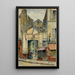rue Mouffetard - Georges-Henri Manesse — quadro incorniciato alla parete
