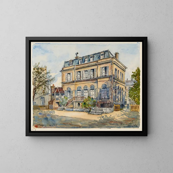 Hôtel de la princesse Belgiojoso, 28 rue du Montparnasse - Georges-Henri Manesse — quadro incorniciato alla parete