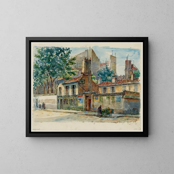 Serrurier, 10 rue Jean Bart - Georges-Henri Manesse — quadro incorniciato alla parete