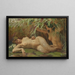 Nymphe che scopre una sirena tra le canne - Georges-Marie-Julien Girardot — quadro incorniciato alla parete