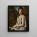 Fille à la rose - Georges Bellenger — quadro incorniciato alla parete
