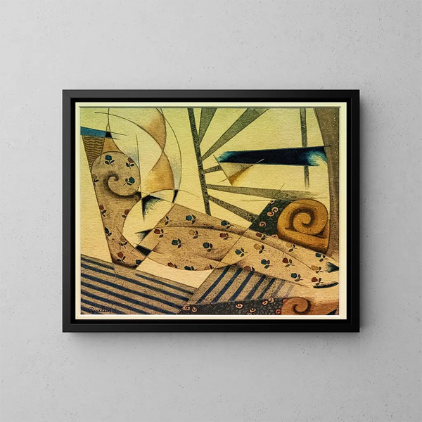 Odalisque cubique - Georges Gaudion — quadro incorniciato alla parete