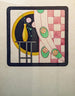 Nature morte con vaso e tende - Georges Gaudion — vista dell’opera