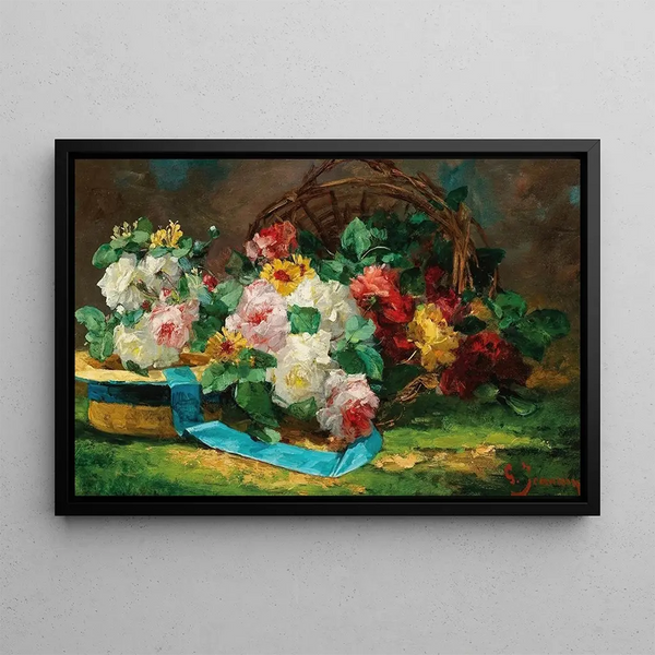 Georges Jeannin - Rosen mit Hut.webp