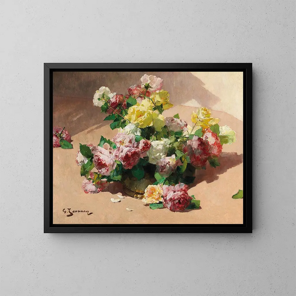 Roses - Georges Jeannin — quadro incorniciato alla parete