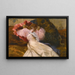Donna sdraiata - Georges Jules Victor Clairin — quadro incorniciato alla parete