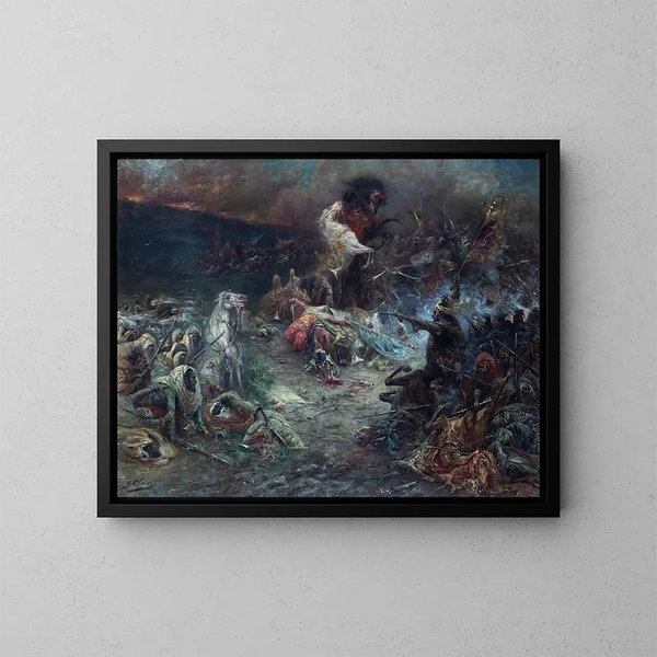 Le Carnage - Georges Jules Victor Clairin — quadro incorniciato alla parete