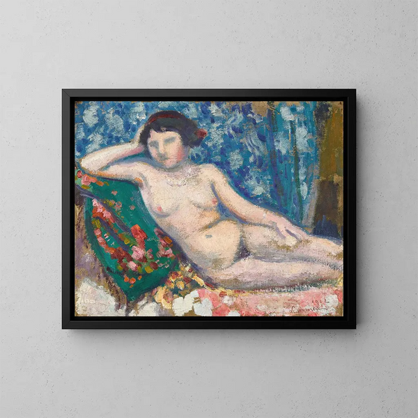 Il modello - Georges Lemmen — quadro incorniciato alla parete
