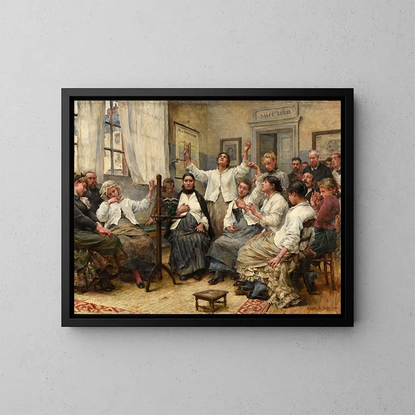 Le Fazioni della Carità - Georges Moreau de Tours — quadro incorniciato alla parete