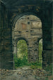 Vue intérieure des ruines de l'ancienne Cour des comptes quai d'Orsay - Georges Rouard — vista dell’opera