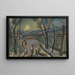 Tre figure in un paesaggio al chiar di luna - Georges Rouault — quadro incorniciato alla parete