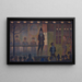 Parata del circo - Georges Seurat — quadro incorniciato alla parete