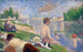 Studio finale per I Bagnanti ad Asnières - Georges Seurat — vista dell’opera