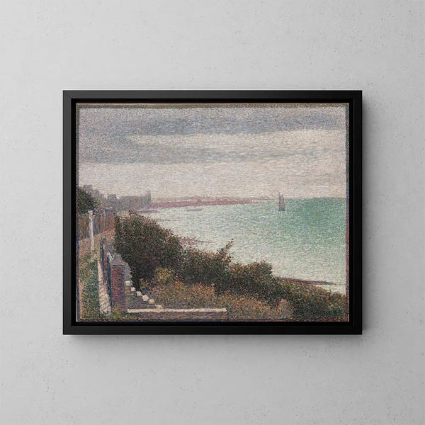 Soirée a Grandcamp - Georges Seurat — quadro incorniciato alla parete