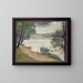 Tempo grigio a La Grande Jatte - Georges Seurat — quadro incorniciato alla parete
