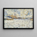 Inverno in periferia - Georges Seurat — quadro incorniciato alla parete