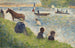 Studio di cavalli e barche per Bagnanti ad Asnières - Georges Seurat — vista dell’opera