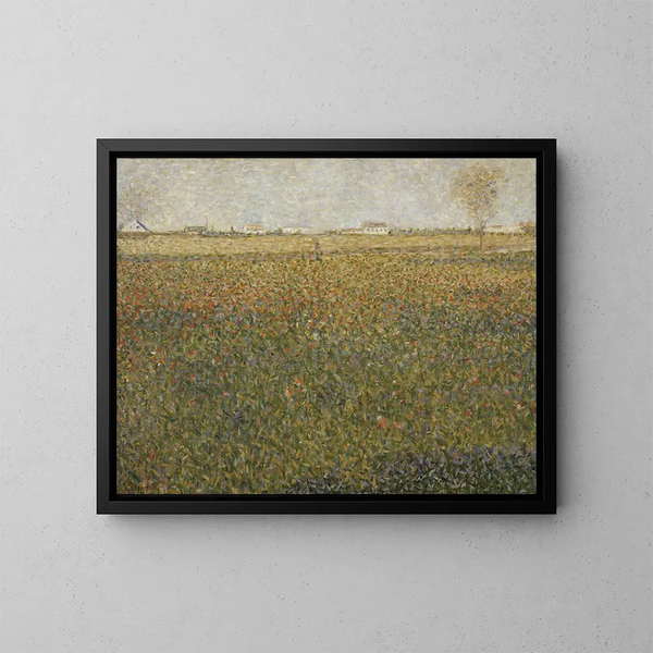 La Luzerne à Saint-Denis - Georges Seurat — quadro incorniciato alla parete