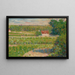 La maison au toit rouge - Georges Seurat — quadro incorniciato alla parete