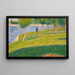 Le Saint-Cyrien - Georges Seurat — quadro incorniciato alla parete