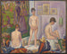 Le seduttrici insieme - Georges Seurat — vista dell’opera