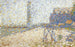 L'Hospice et le Phare de Honfleur - Georges Seurat — vista dell’opera
