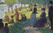 Schizzo a olio per La Grande Jatte - Georges Seurat — vista dell’opera