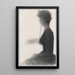 Femme assise avec une ombrelle - Georges Seurat — quadro incorniciato alla parete